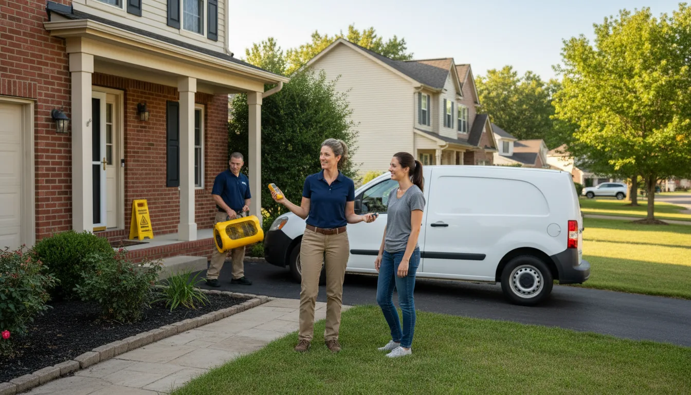 Residential water damage restoration in Crowley, CO